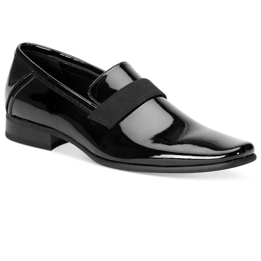 NEVER WORN Calvin Klein Bernard Patent Leather Tuxedo Dress Shoes